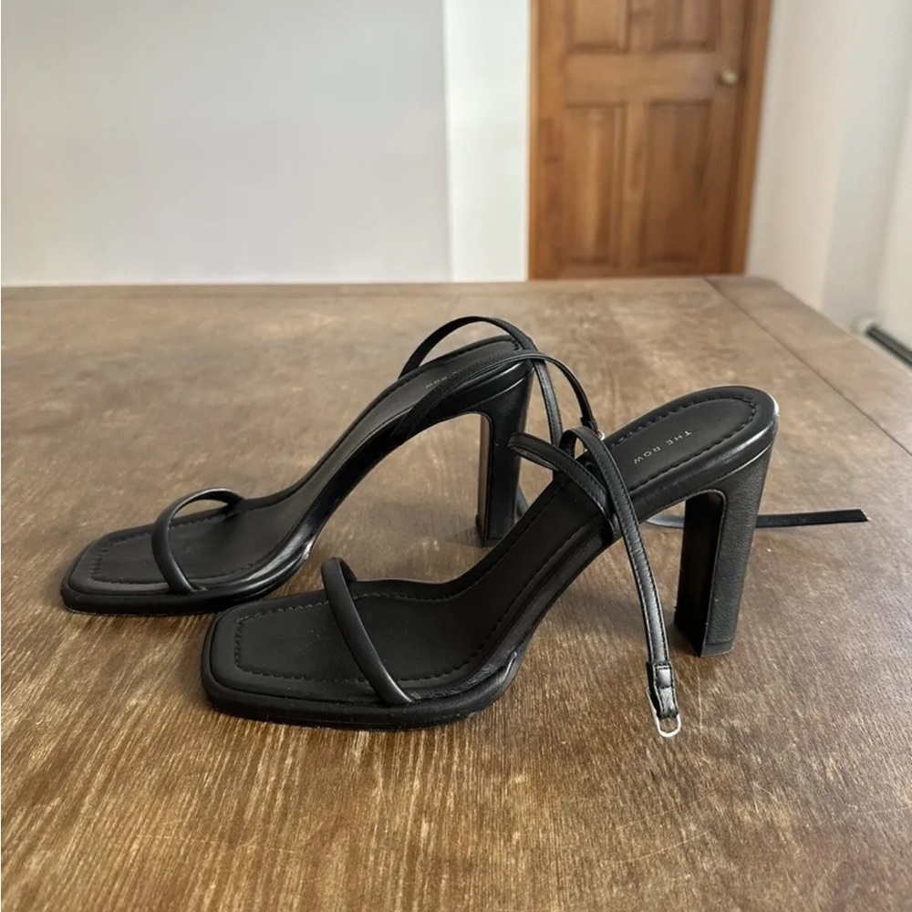 The Row Kate Block Heel Sandals Size 38